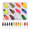 Trout Fishing Spoons Lure Kits-12pcs/set Fishing Spinners Kit Hard Metal