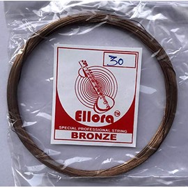 Bronze String Coil Gauge 30, 0.330 mm, 0.013 inch For Sitar Sarod Israj Joda