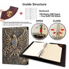 Ancient Deer 3D Embossed Journal Writing DND Notebook,Refil