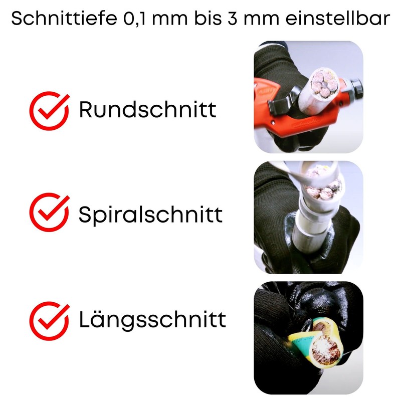 Intercable ABI1 Diameter 4.5-29 mm I Stripping Tool for Safe