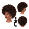 N2 Maniqui Cabeza Cabello Natural Marrón 22 Cm N2