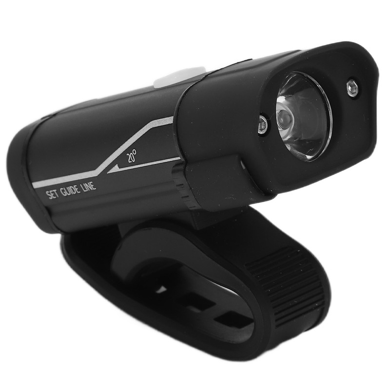 Bike Headlight Aluminum Alloy 5 Levels Black Front Bike Lights