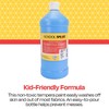 School Smart Washable Tempera Paint, Light Blue, 1 Quart Bottle