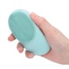 2 in 1 Electric Face Cleansing Brush Silicone Sonic Vibration