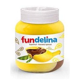 Fundelina All Natural Original Greece Hazelnut & Fruit Spreads (Chocolate Hazelnut Banana)