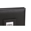 Kenro Savoy Series Black Faux Leather Photo Album for 100