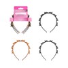 Brushworks Butterfly Clip Headbands - 3 Pack