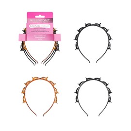 Brushworks Butterfly Clip Headbands - 3 Pack