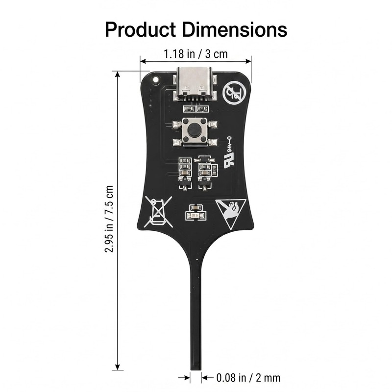 Type-C Inductance Tester Motherboard Coil Tester, in-Circuit Electromagnetic Inductance Tool