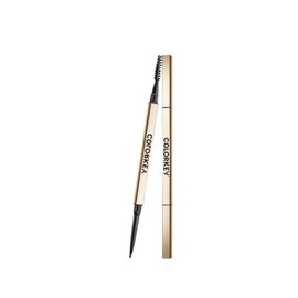 COLORKEY Contour Sketch Eyebrow Pencil: Retractable, Small Triangle Core, Defines Various Brow Shapes, Creates Defined Brows, Long-Lasting Wear (02 Earth Brown)