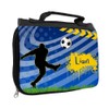 Toiletry Bag with Name and Football Motif for Boys |