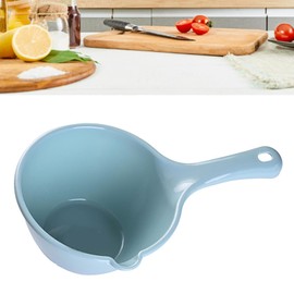 2 Color Water Ladle, Plastic Large Capacity Lightweight Bathing Ladle Water Dipper Water Bath Scoop For Watering Flowers Bathing Bathroom (small blue)