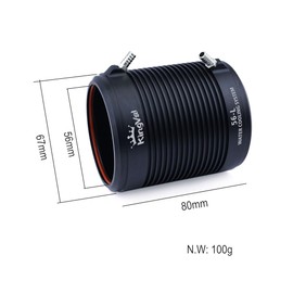 KingVal Replacement Water Cooling Jacket Unit Compatibe with KINGVAL 56102 56112 RC Boat Brushless Motor
