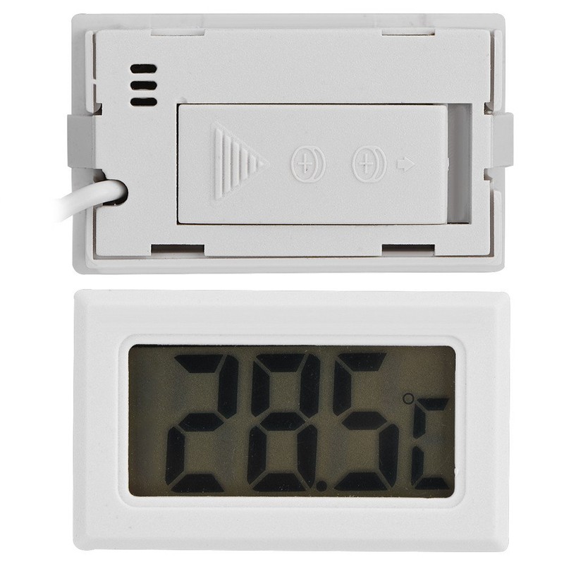Mini medidor de temperatura digital con pantalla LED con sensor