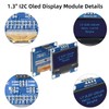 OLED Display Module Binghe 3 Pcs 1.3" LCD with OLED