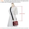 Wide Shoulder Strap, Adjustable Replacement Bag Strap with Metal Swivel