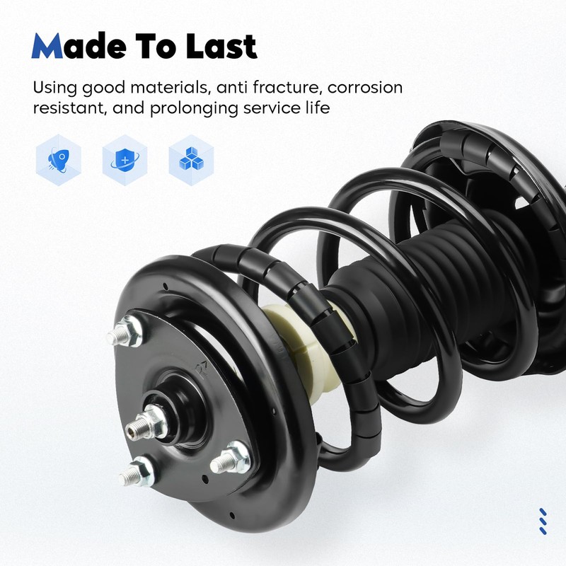 Front Complete Struts Assembly Shock Absorber Compatible with 2003-2011 Honda