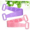 Toalla Exfoliante de Silicona para Ducha BEBEMOKO 2150V8T237 (2 Piezas)