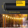 COCONUT String Light Pole for Outside, 9FT Light Pole for