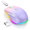 Wireless Mouse Jiggler - LED Wireless Mice with Build-in Mouse