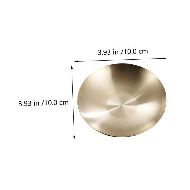 iplusmile Flavor Seasoning Plate Stainless Steel Sauce Bowl Compact Stylish