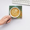 Absorbent Ceramic Coasters for Drinks with Cork Base Art Coasters