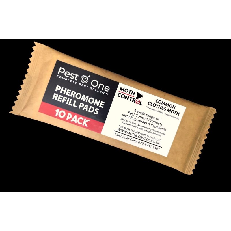 Carpet & Clothes Moth Trap Refill Pads (20-Pack) | Professional