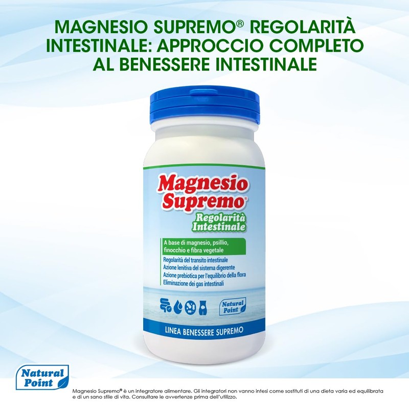 Magnesio Supremo Regolarità Intestinale Integratore 350 g, 2x175 g