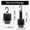 On Boat Transom Tie Down Straps to Trailer Heavy Duty