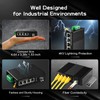5 Port Gigabit PoE Industrial Switch, IEEE802.3af/at Ethernet, 1 SFP