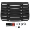 KUAFU Rear Window Louver Compatible with 2016-2020 Honda Civic 2-Door