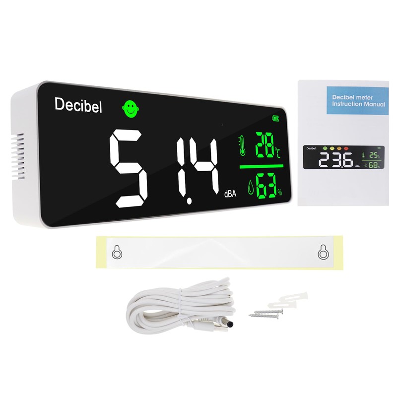 DANOPLUS Decibel Meter Sound Level Meter Wall Hanging 28cm Large