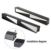 10L0L Golf Cart 4 Panel Mirror,Long Rear View Mirror Universal