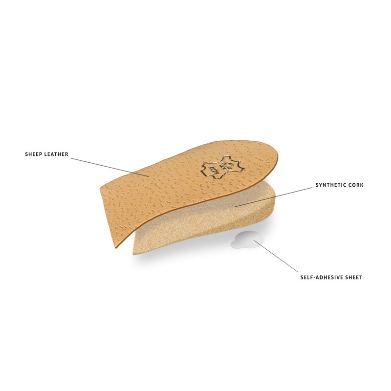 KAPS "Topmed" Insoles Heel Pad - Heel Wedges for Leg