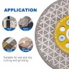 HIGHDRIL Diamond Cutting Grinding Disc 115 mm Galvanised Blade for
