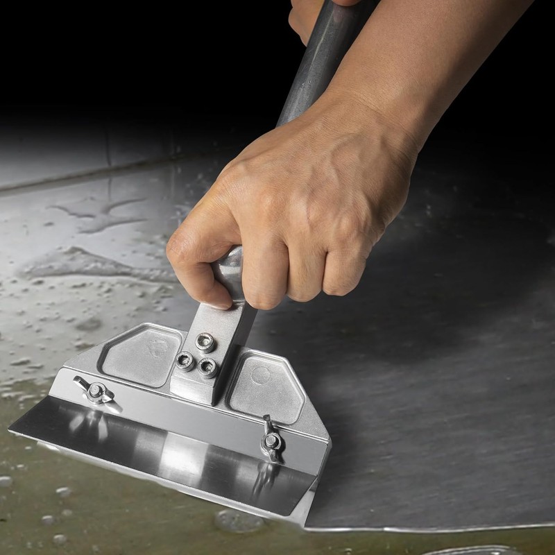 Professional Heavy Duty Grill Scraper for Flat Tops with Stainless