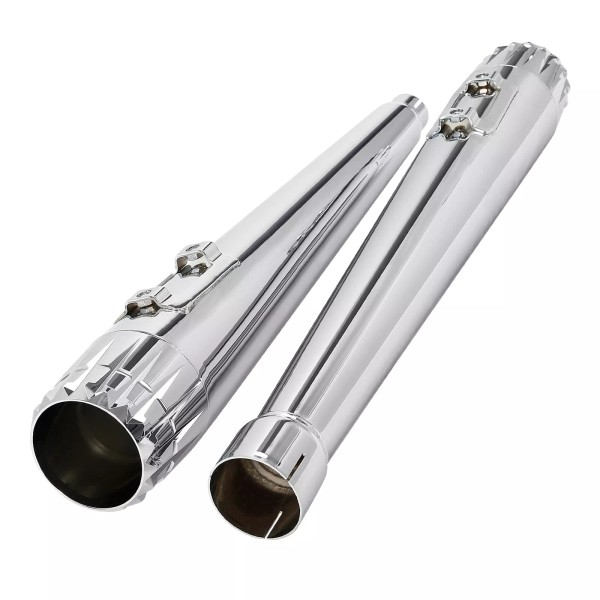 TCMT 4" Megaphone Slip-On Exhaust Pip Fit For Harley Ultra