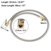 X AUTOHAUX 80cm 31" Car Tire Air Inflator Hose Adapter