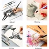 Anytoug Pencil Holder Extension Pencil Cap for Short Pencils, Set