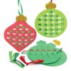 Baker Ross FE997 Christmas Bauble Weaving Kits - Pack of