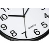 Bernhard Products Black Wall Clock, Large 13-Inch Silent Non Ticking