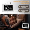 CAZOKASI 8inch Extra Large Impaired Vision Digital Alarm Clock with