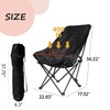 Smartmak Portable Sauna Chair, Fast Folding, with High Back Support