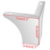 SUMNACON 4Pcs 10cm Metal Sofa Legs Wardrobe Leg Furniture Leg,
