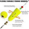 Dovesun Fishing Bobbers Popping Cork Weighted Fishing Floats Fishing Corks