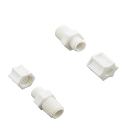 HTB Hot Tub Basics | Compression Fitting Pool Tubing 1/4"mpt x 1/4" Tube 2415-009