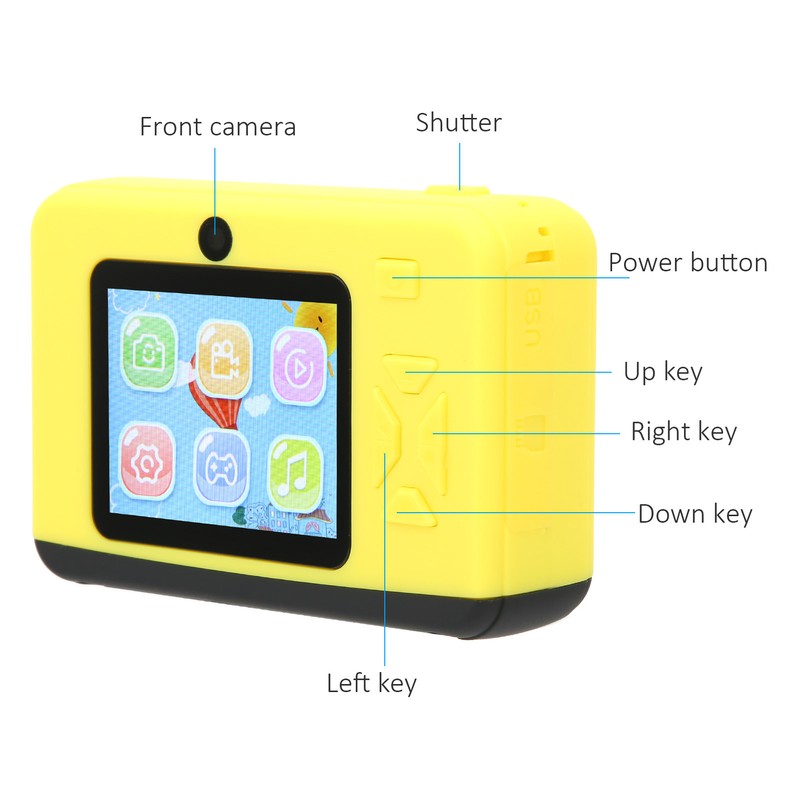 Children Small Digital Camera 20M High Definition Cartoon AntiDrop Camcorder