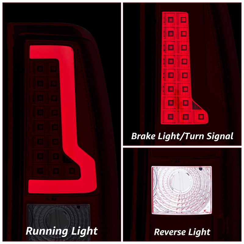 Reinko Tail Lights Assembly Compatible with Tail Lights For 2003-2006