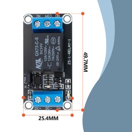 Innfeeltech 1pcs DC 24V Relay Module 1 Channel Relay with Optocoupler High or Low Level Trigger Expansion Board