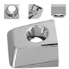 Chrome Door Handle Lock Bezel 80647‑ZC00A Left Side Exteroir Keyhole